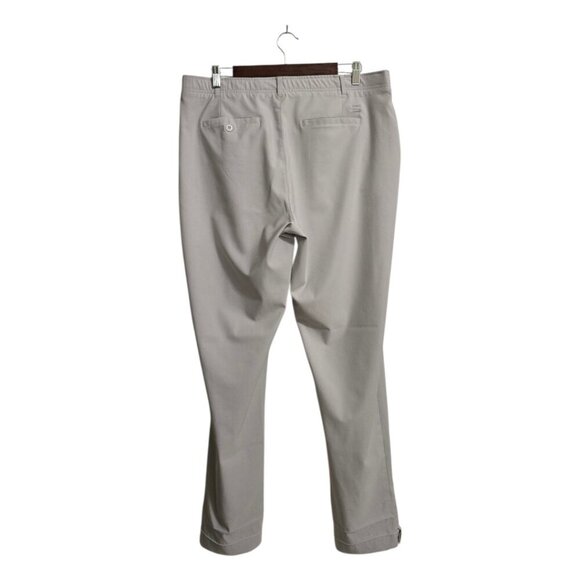 Three Sixty Six Quick Dry Light Weight Golf Pants In Silver Gray Sz 16 - Picture 6 of 9